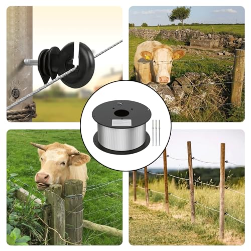 Aluminum Magnesium Alloy Wire 14 Gauge 3280ft (1000m) - Diameter 1.6mm Wire for Electric Fence | High Conductivity & Durability