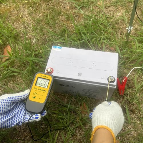FenceMate Digital Duo Volt Meter to Check Voltage of Fence Charger&Battery | Electric Fence Tester to Check Electric Fence Charger Energizer Voltage up to 15 kV & Battery Voltage up to 40 V