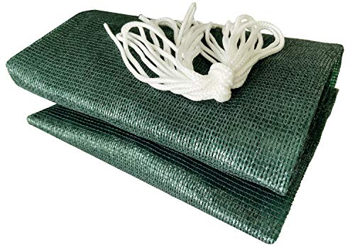 Alion Home HDPE 50% Sun Block Garden Netting Mesh - (6' x 5', Green) - color: Green, size: 6' x 5'