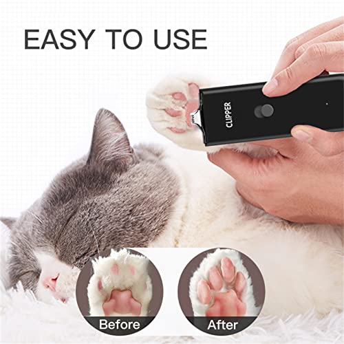 2-in-1 Professional Dog Grooming Kit - Low Noise, Waterproof, USB Rechargeable, and Safe Ceramic Blade - Gift for Dogs and Cats (Black) - color: Map005-black