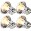 75W Uva Light Bulbs 4 Packs, Turtle Heat Lamp for Reptile | E26 Base Fit for Reptiles and Amphibian Tanks, Terrariums and Cages, Works with Various Lamp Fixtures