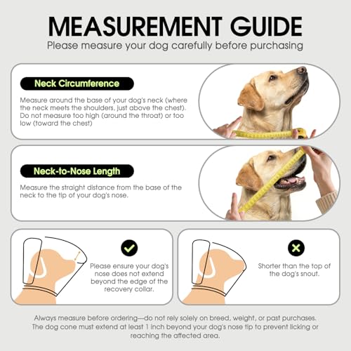 Soft Cone, Large Dog Cone Alternative for Recovery, Black - color: Black, size: Large
