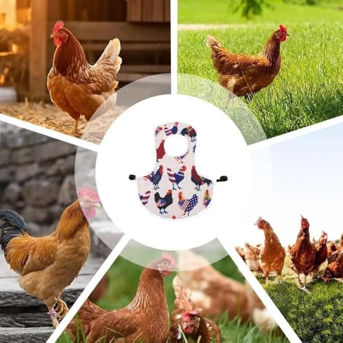 Washable Rooster Claw Protector Hen Apron Jacket for Feather Growth Poultry Saddle Outdoor Chicken Wing Back Protector(Style 2) - style: Style 2