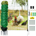 Electric Poultry Netting,47.2" H x 164'L Electric Chicken Fence for Turkeys | for Chickens, Sheep, Geese, Portable Poultry Nets Fence kit for the Yard,Backyards,Farms,Ranches, Energizer Not Included