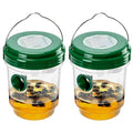 2 Pack Solar Wasp Trap Outdoor Hanging