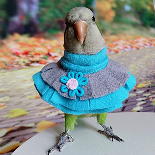 RRRIOT Parrot Neck Collar Pet Anti-bite Picking Feather Healing Protective Neck Cover Collar for Birds (2XL)