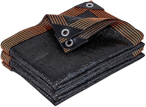 QLOFEI Shade Cloth for Garden, 60-70% Sun Screens for Patio Pergola Outdoor, Easy to Hang Mesh Tarp Shade Cloth with Grommets, Shade Neting Cover for Kennel Chicken Coop Plant Shade Sail, 4x6 FT - size: 4'x6'
