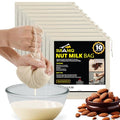 Nut Milk Bag - 10 Bags (12 x 12 Inch) 100% Unbleached Cotton Cheese Cloth Bag for Straining, Premium Nut Milk Bag Reusable, Nut Bag Strainer for Almond, Soy, Oat Milk, Juices, Cheese Making - size: 12x12 / 10 pieces