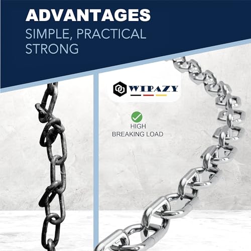 【Heavy-Duty Security Upgrade】 20" Stainless Steel Gate Chain Lock with Dual Carabiner Clips - Weatherproof Fence Latch for Outdoor Gates, Pet Enclosures & Livestock Corrals 2Pcs
