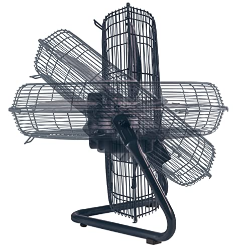 Lasko 20" High Velocity Wall Mount Fan with Pivoting Head - 3 Speeds, Remote Control, Ideal Wall Mount Fan or Floor Fan for Home, Garage, Attic, Gray/Silver H20610 - color: Gray/Silver