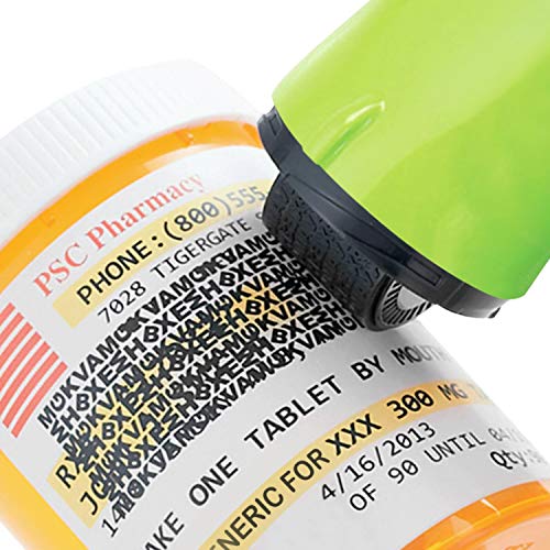 Guard Your ID Identity Theft Protection Roller Stamp for Mail & Documents - color: Green, size: Standard
