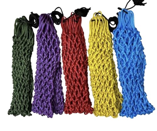 Majestic Ally 2”x2” Holes Highly Durable Very Sturdy 36" Hay Net with for Horses, Goat etc. - color: Yellow