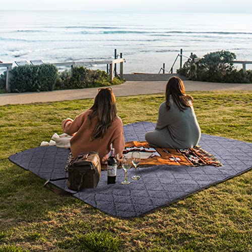 REDCAMP Large Warm Blanket with Sherpa Lining, Cold Weather Outdoor Blanket Windproof for Camping Stadium, Machine Washable 79"x 79" Red | Cold Weather Warm Thick Outdoor Blanket Comfy Foldable & Windproof for Camping Stadium,Car,Picnics,Pet,Trip,Machine