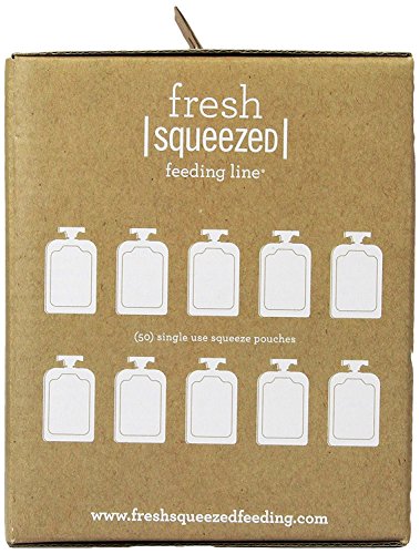 Infantino Baby Food Pouches Disposable Squeeze, 50-Pack - style: 50 Squeeze Pouches Pack