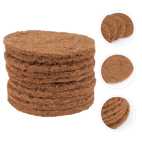 Pigeon Nest Pad 10 Pack 7.87X7.87 Inch Coconut Coir Bird Mat Lightweight Breathable Nesting Pad for Homing Pigeons Egg Breeding Accessories