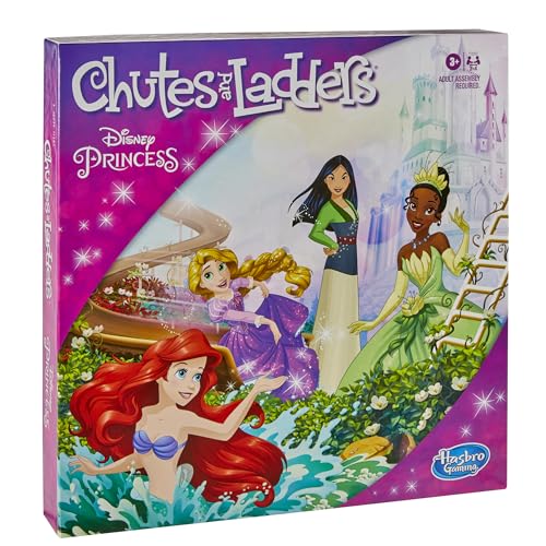 Hasbro Gaming Chutes and Ladders: Disney Princess Edition Board Game