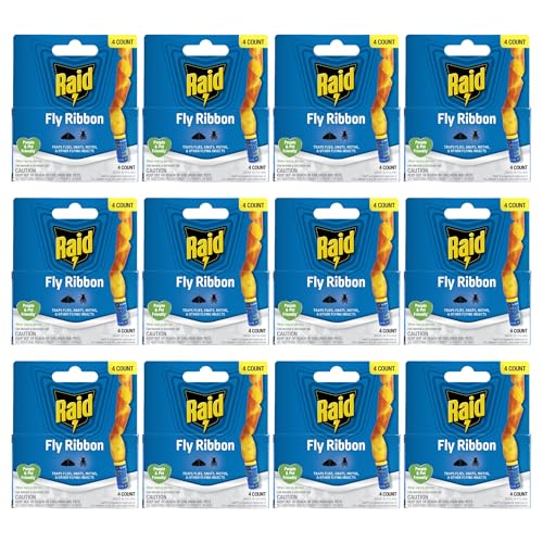 Raid FR3-RAID 4 Count Fly Catcher Ribbon (12-Pack) - size: 12-Pack