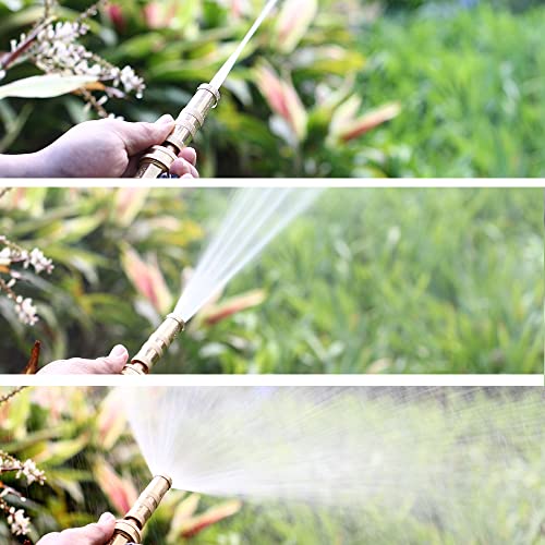 Brass Hose Nozzles, Heavy-Duty Brass Adjustable Twist Hose Nozzle, 2 Pack - color: Nozzles AA