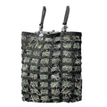 Horse Tough Super Tough Bottom Three Sided Slow Feed Hay Bag Opening 3" X 3" Size 22" X 25.5" X 9" - color: Black