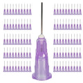 100pcs 24G blunt tip glue dispensing nozzles Blunt-nosed needle glue applicator, used for applying industrial liquids, adhesives, inks, perfumes, lip glosses.0.5 inches - size: 24G 100pcs