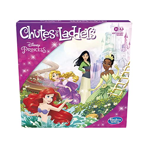 Hasbro Gaming Chutes and Ladders: Disney Princess Edition Board Game