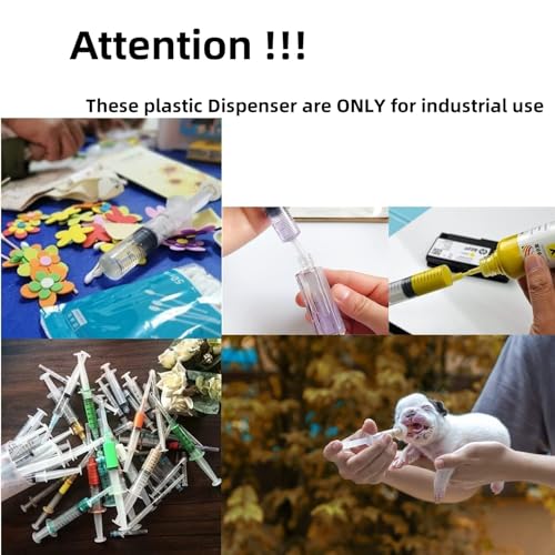 Large Glue Dispenser, 20ml, 60ml, 100ml Measuring Dispenser with Glue Dispensing and Caps. Epoxy Resin, Watering Plants, Glue Applicator or Oil, Measuring and Refilling - size: 4 Pack Large Dispensers