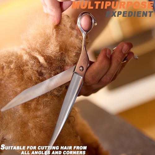 High-end Professional Dog Grooming Scissors Pet Grooming Shears 8 Inches Extremely Very Sharp Made Of Stainless Steel Alloy By Hand For Dog Cat Groomer - color: 8inch Shears