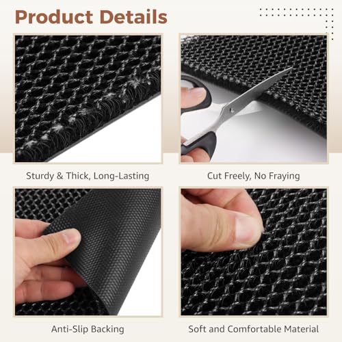 8 Pcs Chicken Nesting Box Pads, 11.8 in Washable Nesting Pads, Plastic Chicken Nesting Box Pads with Elastic Mesh Structure, Include 4 Wooden Eggs for Chicken Coop