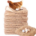 Laying Hen Nesting Pads, Premium Bedding for Chicken Nesting Box, Chicken Coop Accessories, 13x13, 12 Pieces (4 Pack)