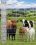 Hinge Knot Livestock Fencing for Cattle Goats Sheep Hog, Heavy Duty Durable Metal Field Fence for Pasture Yard Garden | Hinge Knot Livestock Fencing for Cattle Goats Sheep Hog, Heavy Duty Durable Metal Field Fence for Pasture Yard Garden