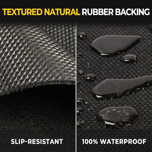 Oil Spill Mat - 36”x60” Garage Floor Mat for Under Car, Absorbent Oil Mat, Rubber Floor Mats, Waterproof, Contain Liquid, Protect Garage Surface from Spills, Reusable, Washable, Durable, Black - size: 3' x 5' (Rectangular)
