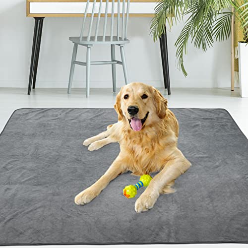 Washable Dog Pee Pads, 2 Pack, 36x48 Reusable Puppy Pads, Waterproof | Leakproof Dog Mats, Non-Slip Puppy Training Pads for Whelping, Playpen, Crate, Senior Dog Incontinence, Housebreaking - size: 36"x48"-2PACK