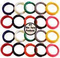 20 Multi Colored #9 Leg Bands 9/16" Chicken Poultry Chick Quail Pigeon Duck Goose