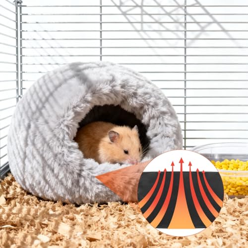 MAGICLULU USB Heating Pad for Hamster Cage Small Animal Heating Pad for Reptiles Rabbit Winter Thermal Insulation Mat Soft Warm Heat Mat for Cozy Resting 5.51 X 5.51 X 0.03 in 1 Pack