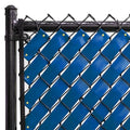 Chain Link Fence Privacy Tape 250 ft (40 SqFt) (Royal Blue) | for Gardening, Outdoor Wall, Balcony, Patio, Yard, Injury Prevention, Safety Fence Cover for Dog, Other Pet Hedge Slats - color: Royal Blue