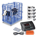 Livestock Scale 10000lbs Capacity | Precision Farm Animal Scales for Weighing | Digital Weighing Machine with 4 Two-Ton Sensors & Junction Box | Veterinary Scale for Goat, Pig, Cattle Sheep Horse