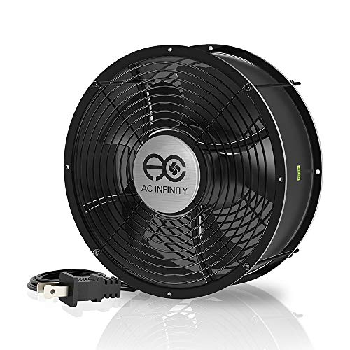 AC Infinity AXIAL 2589, Muffin Fan 10", 120V AC Ø254mm x 89mm | High Speed, UL-Certified for DIY Cooling Ventilation Exhaust Projects - size: Single Ø254 x 89 mm, High Speed