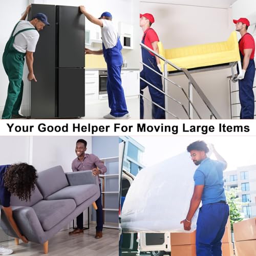Furniture Moving Straps with Chest Buckle,Lifting Strap for 2 Movers,Shoulder Moving Straps with 1-Person Lifting Strap, Adjustable Easily Lifting and Moving for Mattresses, Appliances, Heavy Object - color: Black