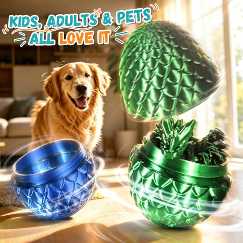 Impossmaker 12pcs 3D Printed Dragon Eggs, Crystal Dragon Toy Gifts | Surprise Dragon Eggs for Party Favors, Fun Goodie Bag Stuffers for Birthdays, Classroom Prizes - style: 12P-S1