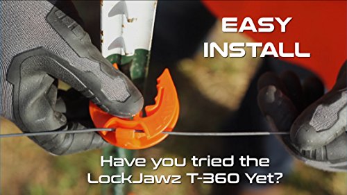 T-360 Electric Fence T-Post Insulator - Orange (Bulk Qty: 250)
