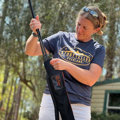 FXW Stake Bag Designed for Storing and Carrying While Camping | Multi-Brand Fit, for 40"H Playpen Stakes, Hands-Free Design, Stakes Not Included - size: 40inch