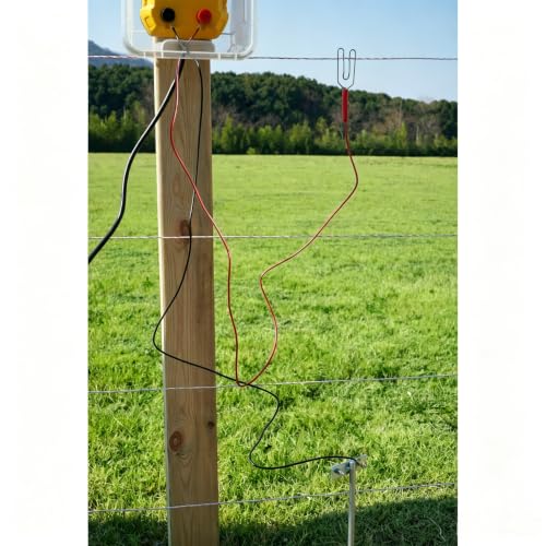 FenceMate AC Powered Electric Fence Charger Output 1J up to 25 Miles | to Contain Livestock, Poultry, Low Impedance Fencer to Protect Homestead, Garden, Pond, Orchard,Fence Energizer Peak 10 kV