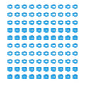 Omabeta Pigeons Foot Ring, Durable Plastic Easy-to-Install Compact Design, Identification Leg Rings, for Pigeon Identification, Light Blue, 8mm, 100 Pieces - color: Light Blue