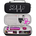 BOVKE Stethoscope Case for 3M Littmann Classic III Monitoring, Lightweight II S.E, Cardiology IV Diagnostic, MDF Acoustica Stethoscopes, Extra Room for Nurse Essentials and Medical Supplies, Black - color: Black