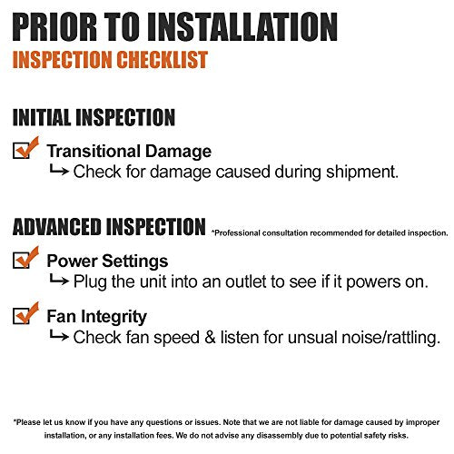 BV Bathroom Exhaust Fan 150CFM - Bathroom Fan,2.0 Sones, 4" Duct Collar| Energy-Saving Ventilation Fan- No Attic Access - size: 150 CFM – 2026