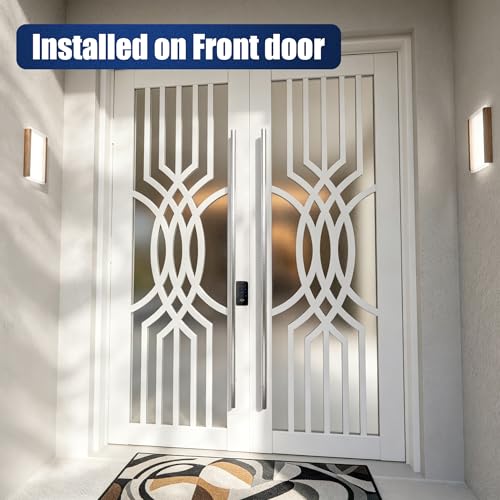 Ranbo 71" Door Pull Handle, 1.2mm 304 Stainless Steel, Brushed Nickel | 59-1/16" Hole Spacing, Fits 1/4"–3/4" Glass Doors and 1-3/8"–2-3/16" Wood Doors, for Entry, Commercial and Storefront Door - size: 71 inches/1.5 inches Cross Section Diameter