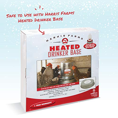 Harris Farms Poultry Drinker|Made of BPA-free Plastic|3.5 Gallon - size: 3.5 gallon
