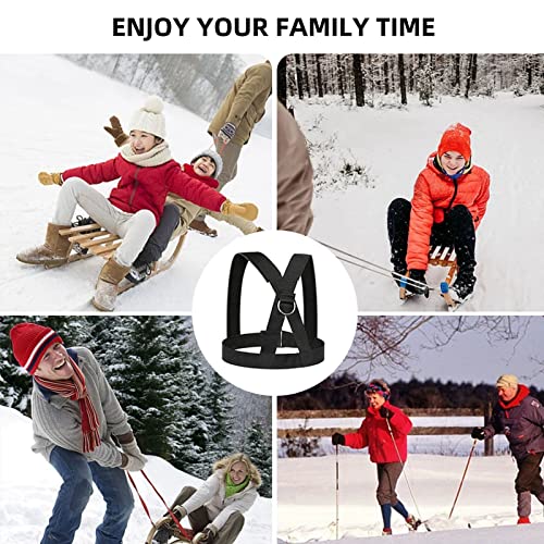 Sled Harness, Adjustable Speed Tire Pulling Belt for Working Out | Strength and Agility Training Equipment, Physical Training Rope Football Exercise Set for Outdoor Indoor Men and Women - size: 13.1FT
