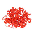 Poultry Leg Bands Clip On Numbers Foot Rings 100 PCS Bag Chicken Supplies