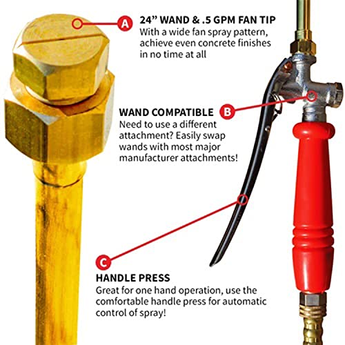 Tomahawk 6.5 Gal Motorized Backpack Concrete Sprayer with Wand and .5 GPM Fan Nozzle Included - style: Sprayer + Wand